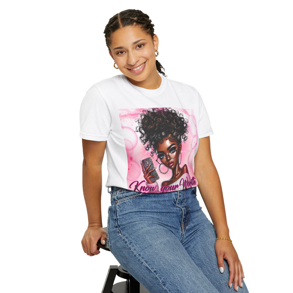 Empowerment T-Shirt | Know Your Worth Graphic Tee, Motivational Fashion, Gift for Her, Self-Love Apparel, Inspirational Wear