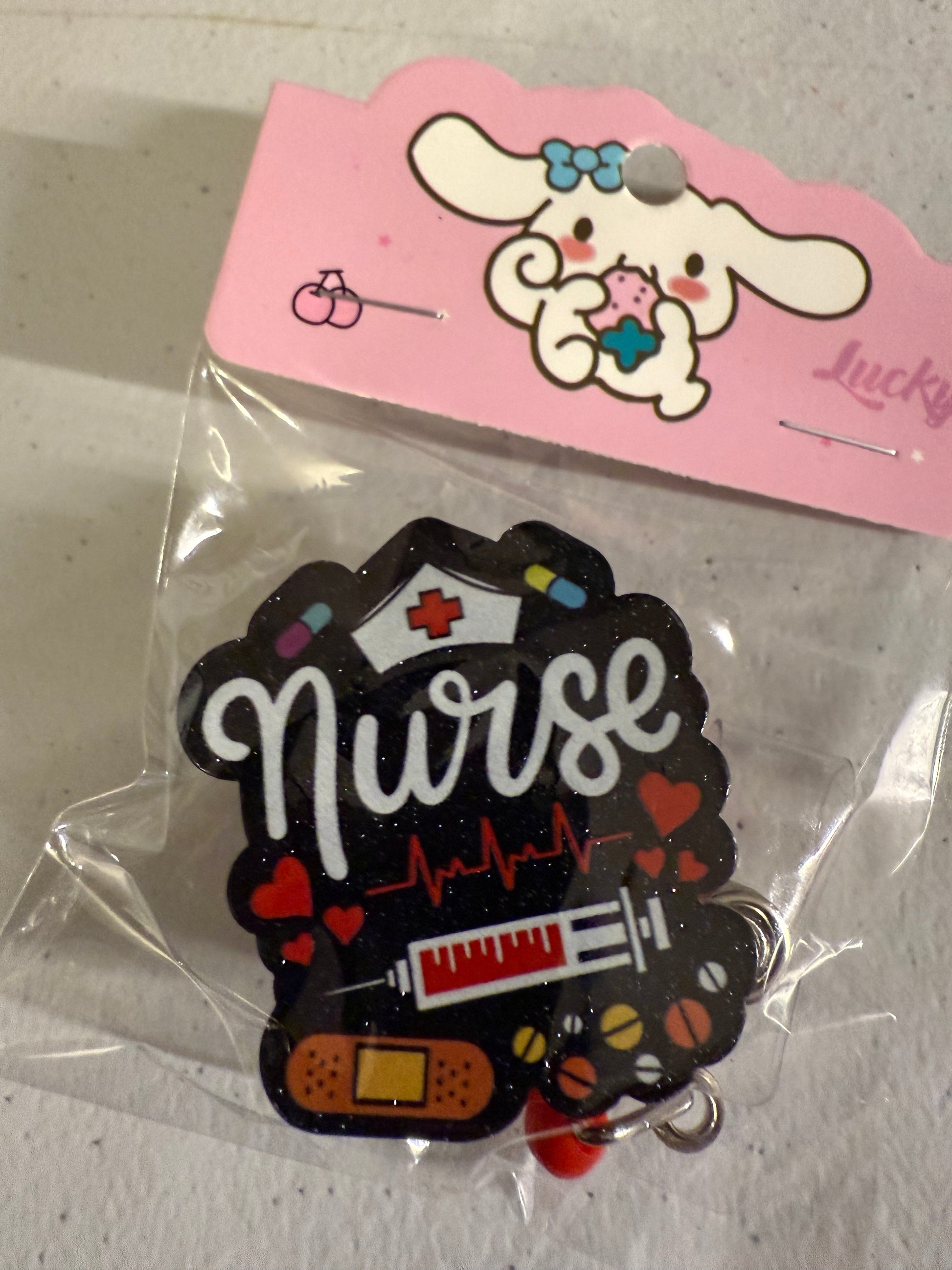Nurse Badge Reel